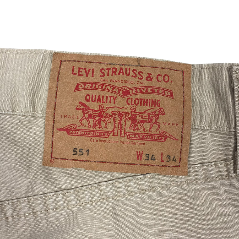 Levis 551 Vintage Jeans Größe W34-L34