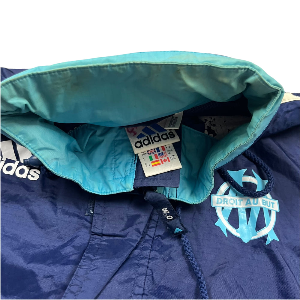 Adidas Marseille Vintage Jacke Windbreaker Größe (M)