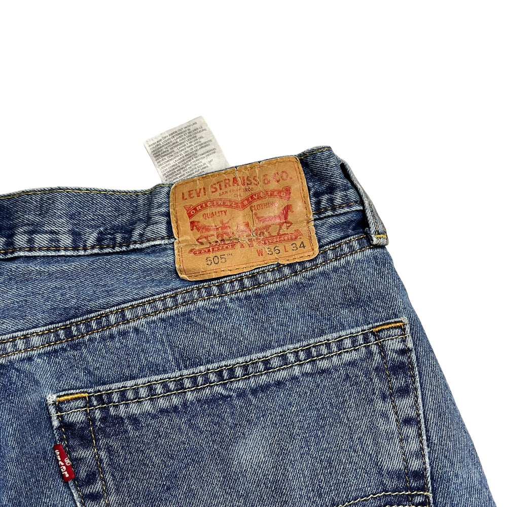 Levis 505 Vintage Baggy Jeans Größe W36-L34 (XL)