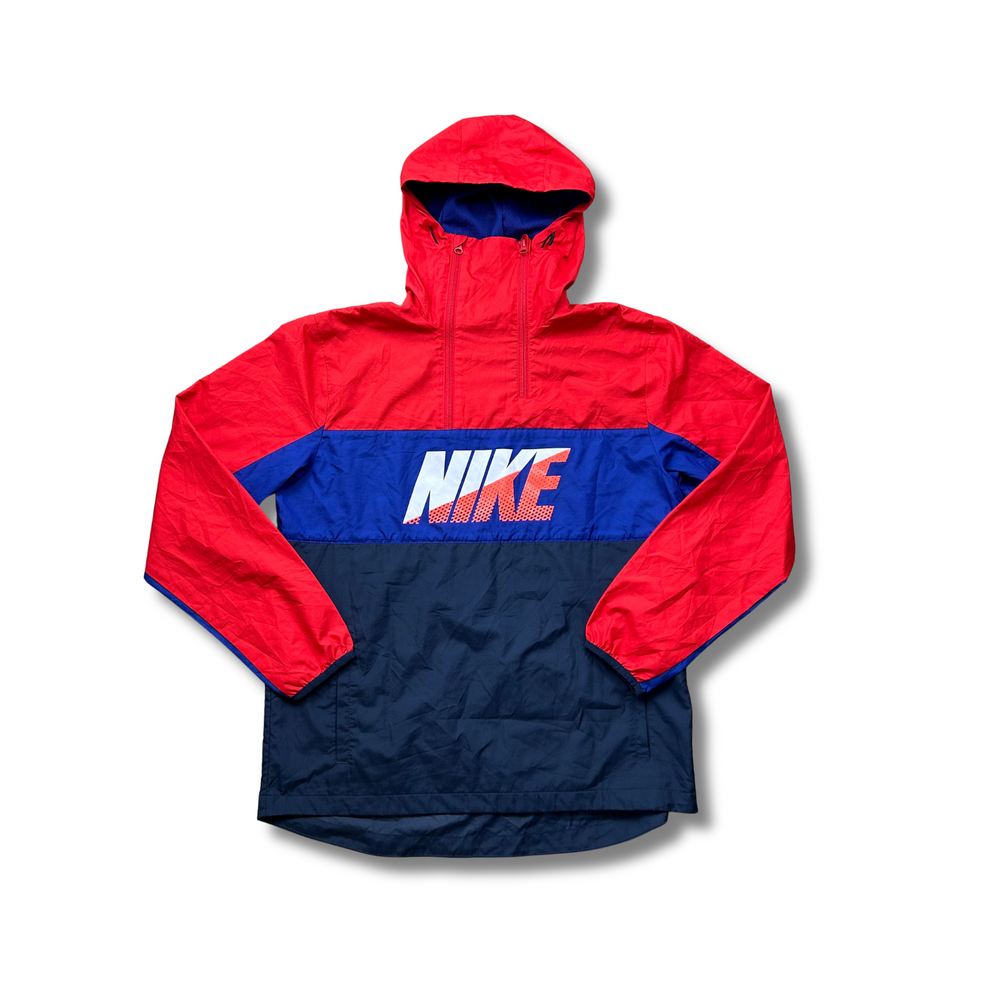 (M) Nike Windbreaker Windjacke Halfzip Rot Blau Dunkelblau