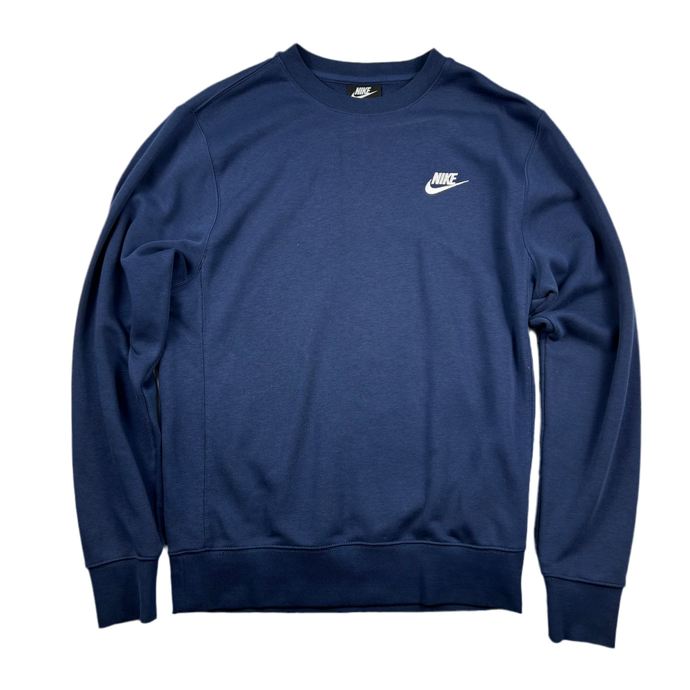 (XS) Nike Sweater Pullover Basic Dunkelblau