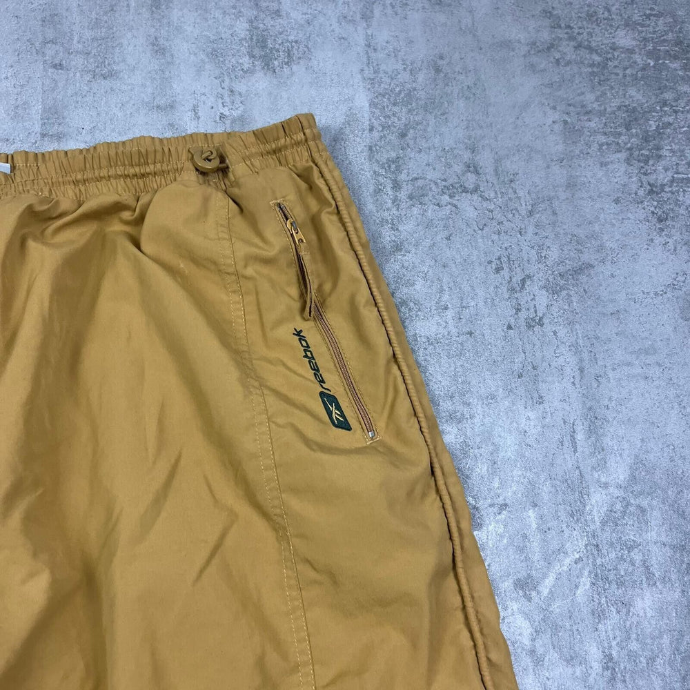 Reebok vintage Trackpants Hose Trainingshose Beige Größe (L)