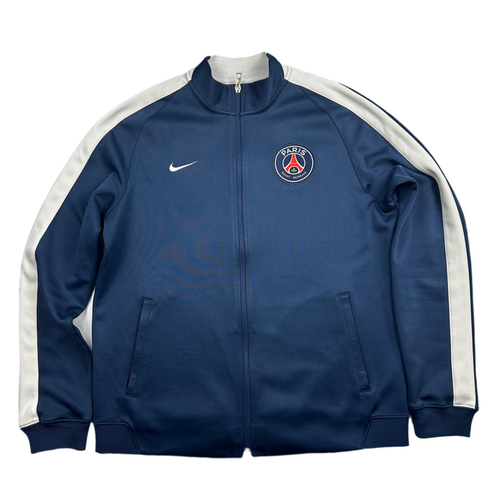 (L) Vintage Nike Paris Saint Germain Trainingsjacke Trackjacket Dunkelblau