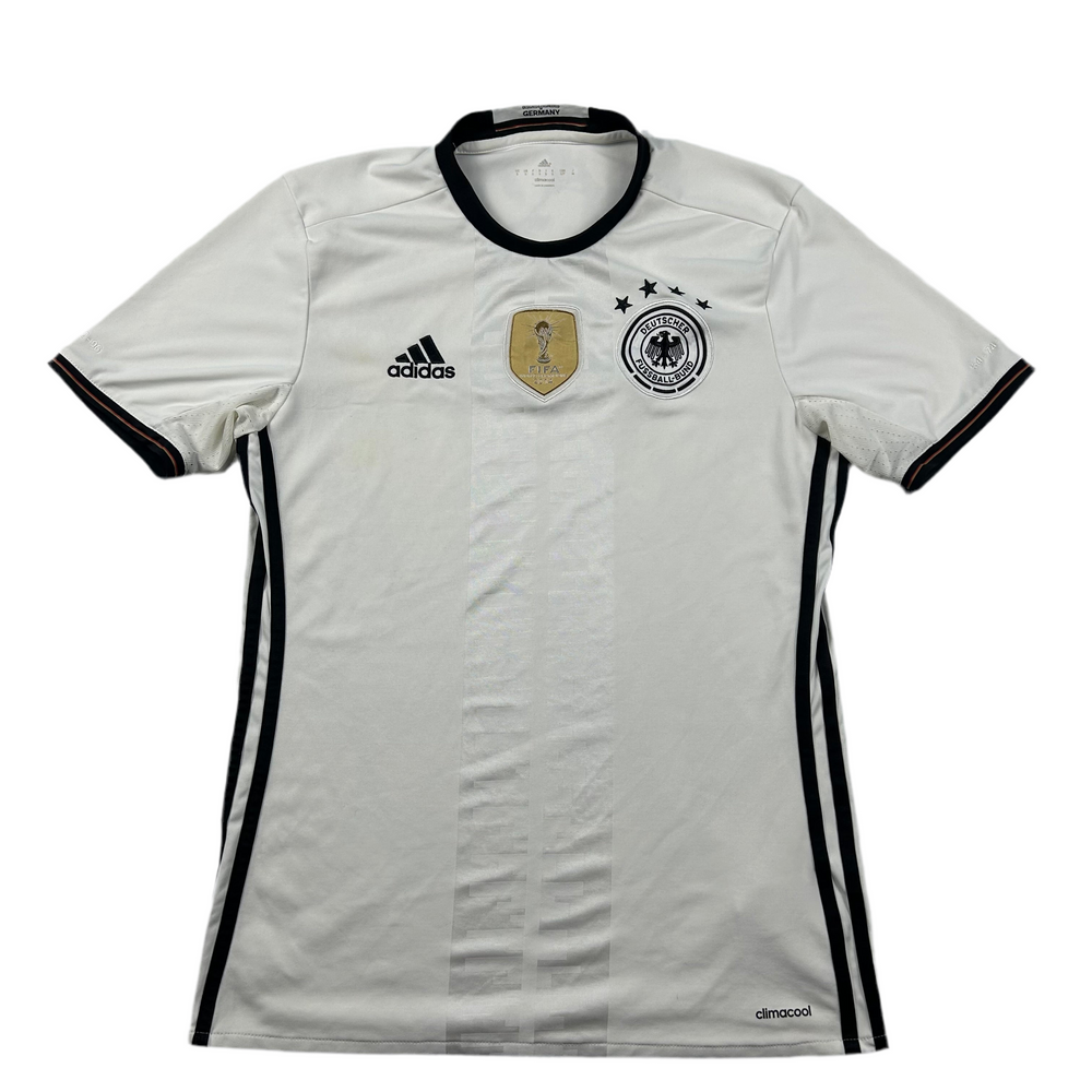 (S) Adidas Deutschland Trikot 2016-2017 Polyester Weiß