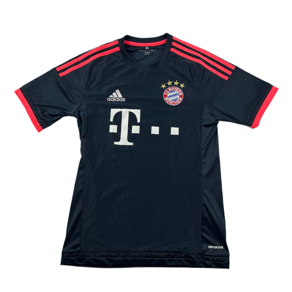 (S) Adidas FC Bayern Lewandowski Trikot Polyester Dunkelblau