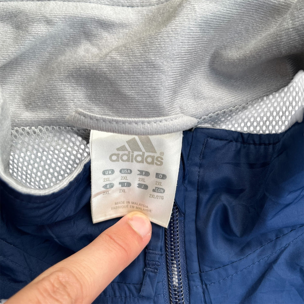 Adidas Vintage Windbreaker Jacke Größe (XXL)