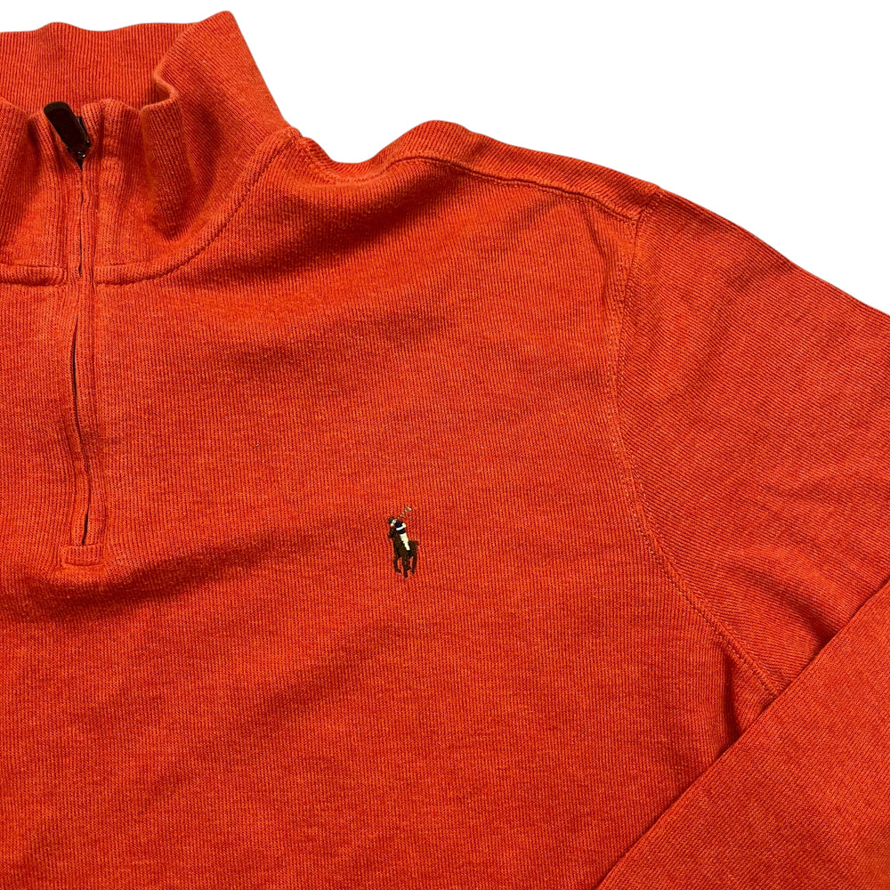 Polo Ralph Lauren Vintage Quarter Zip Hoodie Größe (L)