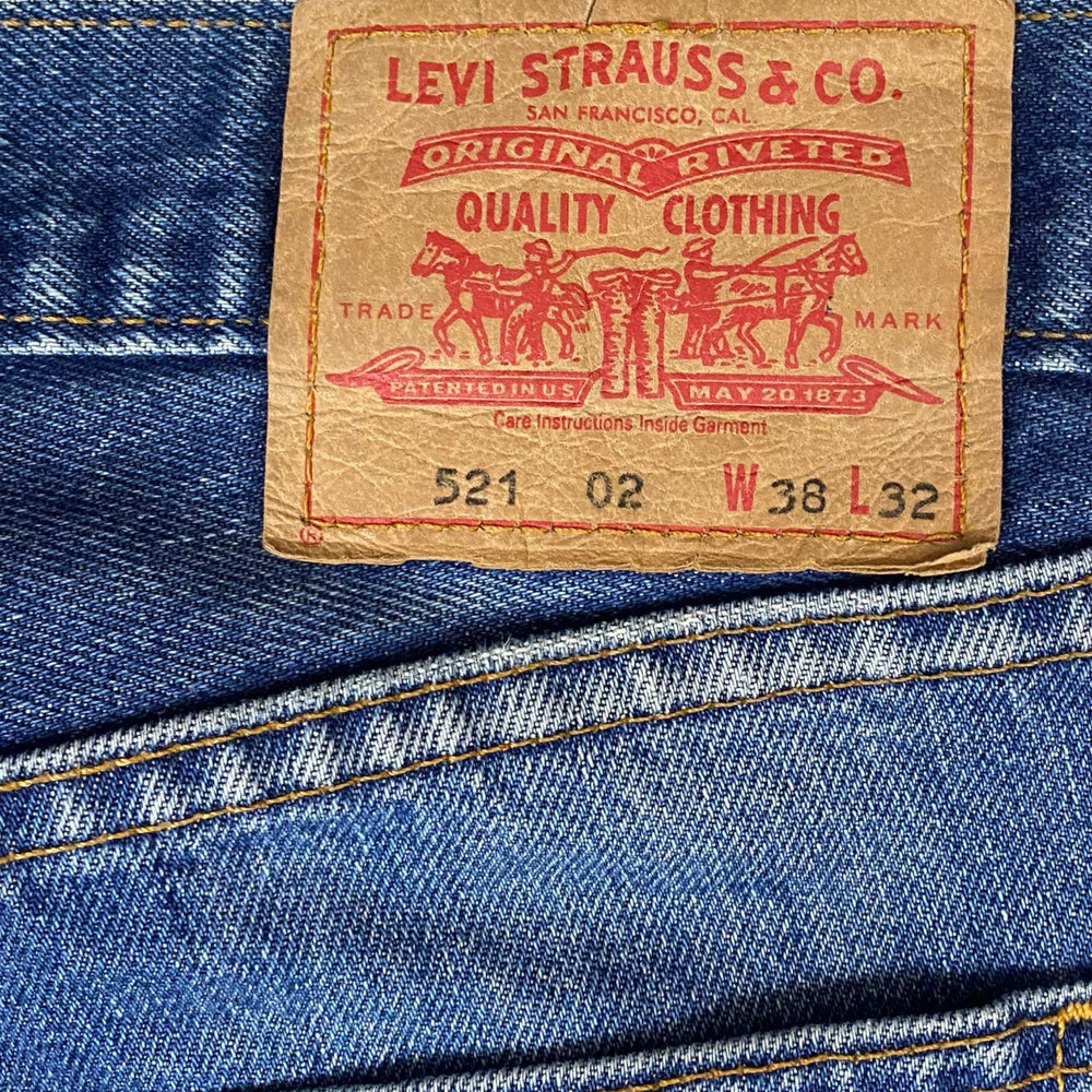 Levis 521 Vintage Baggy Jeans Größe W38-L32 (XL)