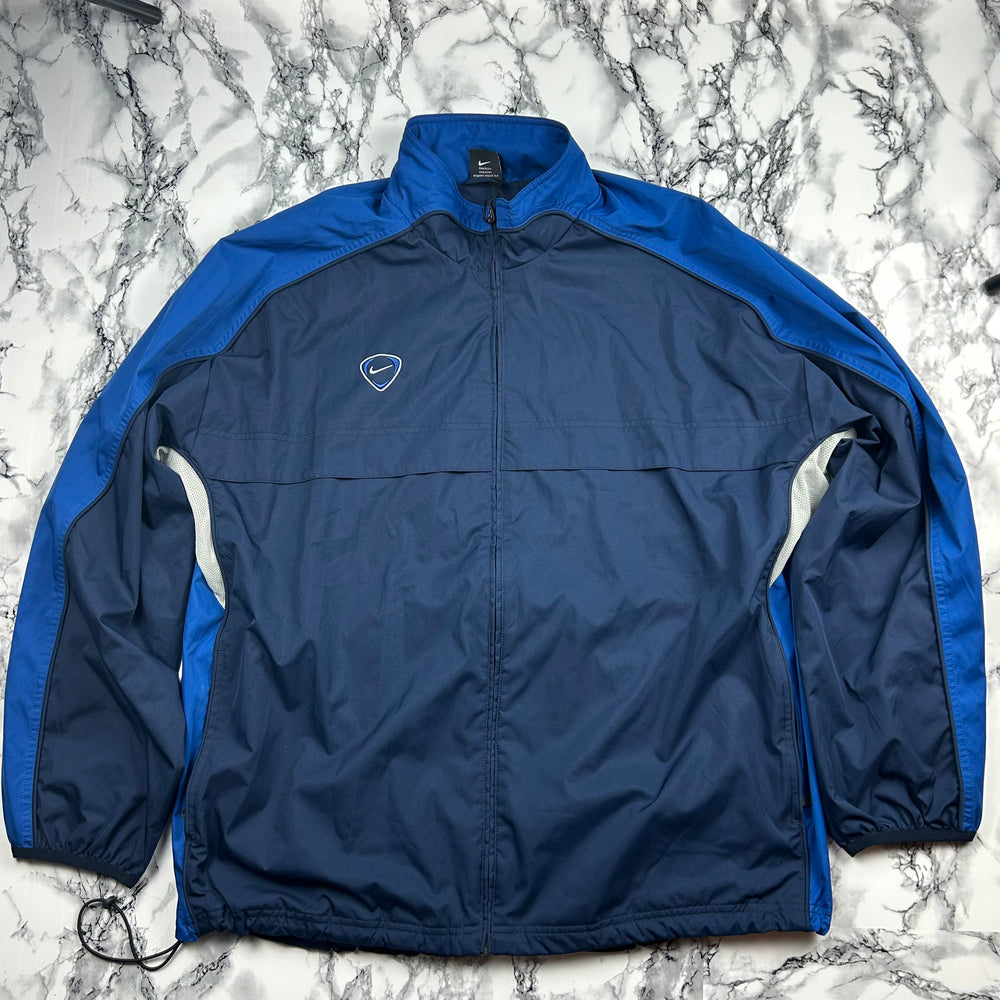 (XL) Vintage Nike Windbreaker Dunkelblau