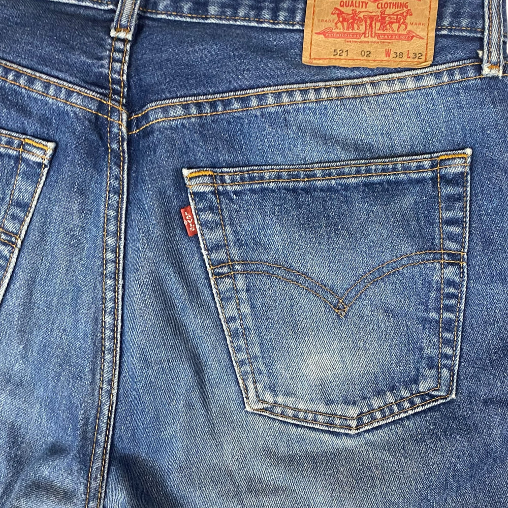 Levis 521 Vintage Baggy Jeans Größe W38-L32 (XL)