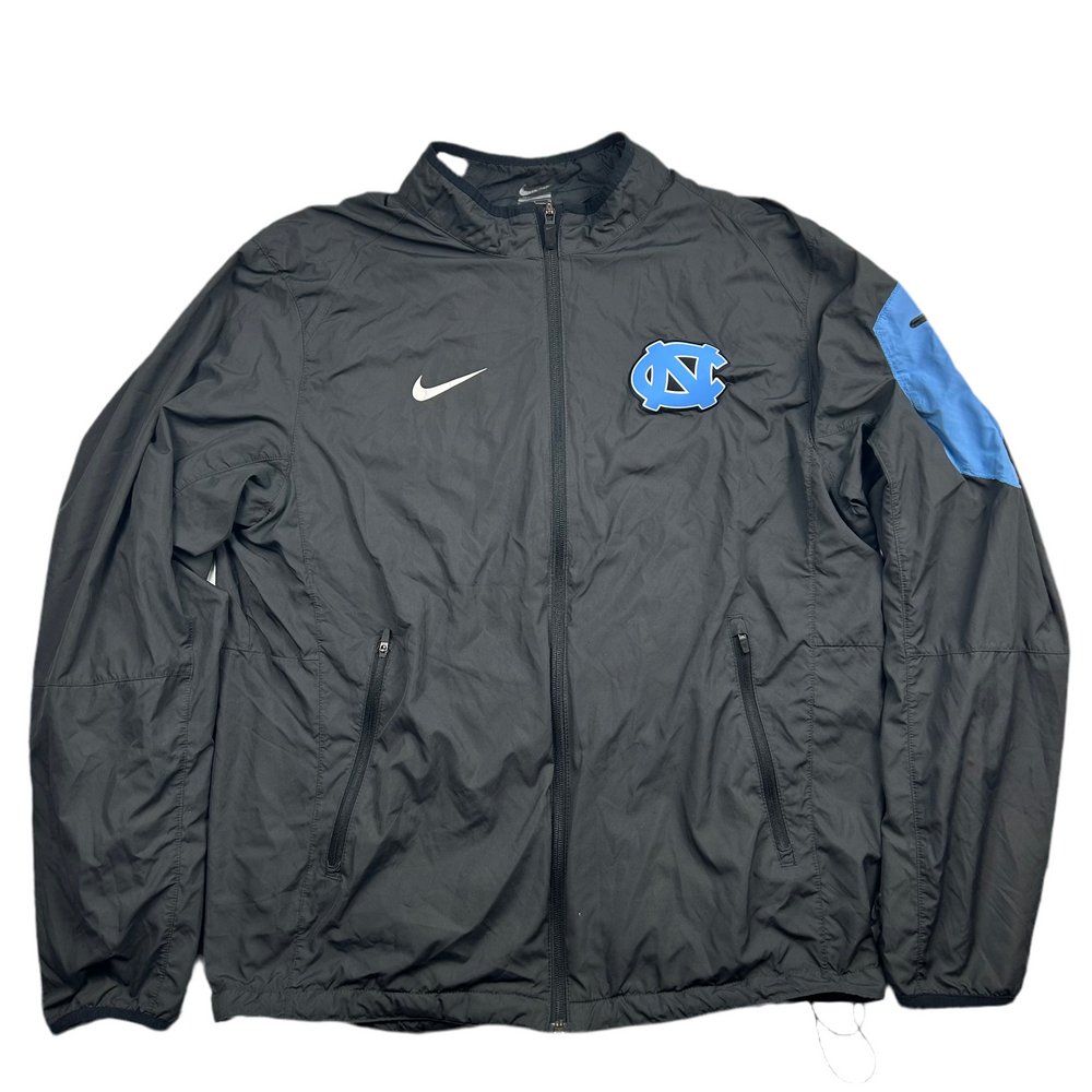 (M) Vintage Nike Nylon Windbreaker Schwarz Blau