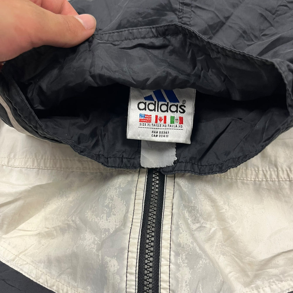 Adidas Vintage Windbreaker Jacke Größe (XL)