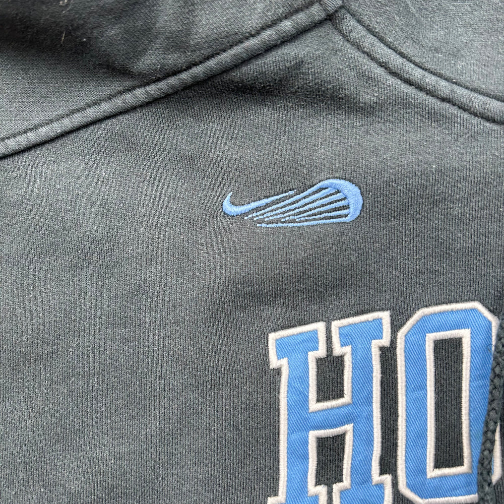 (XL) Vintage Nike NFL Hopkins Hoodie Lacrose Schwarz Hellblau