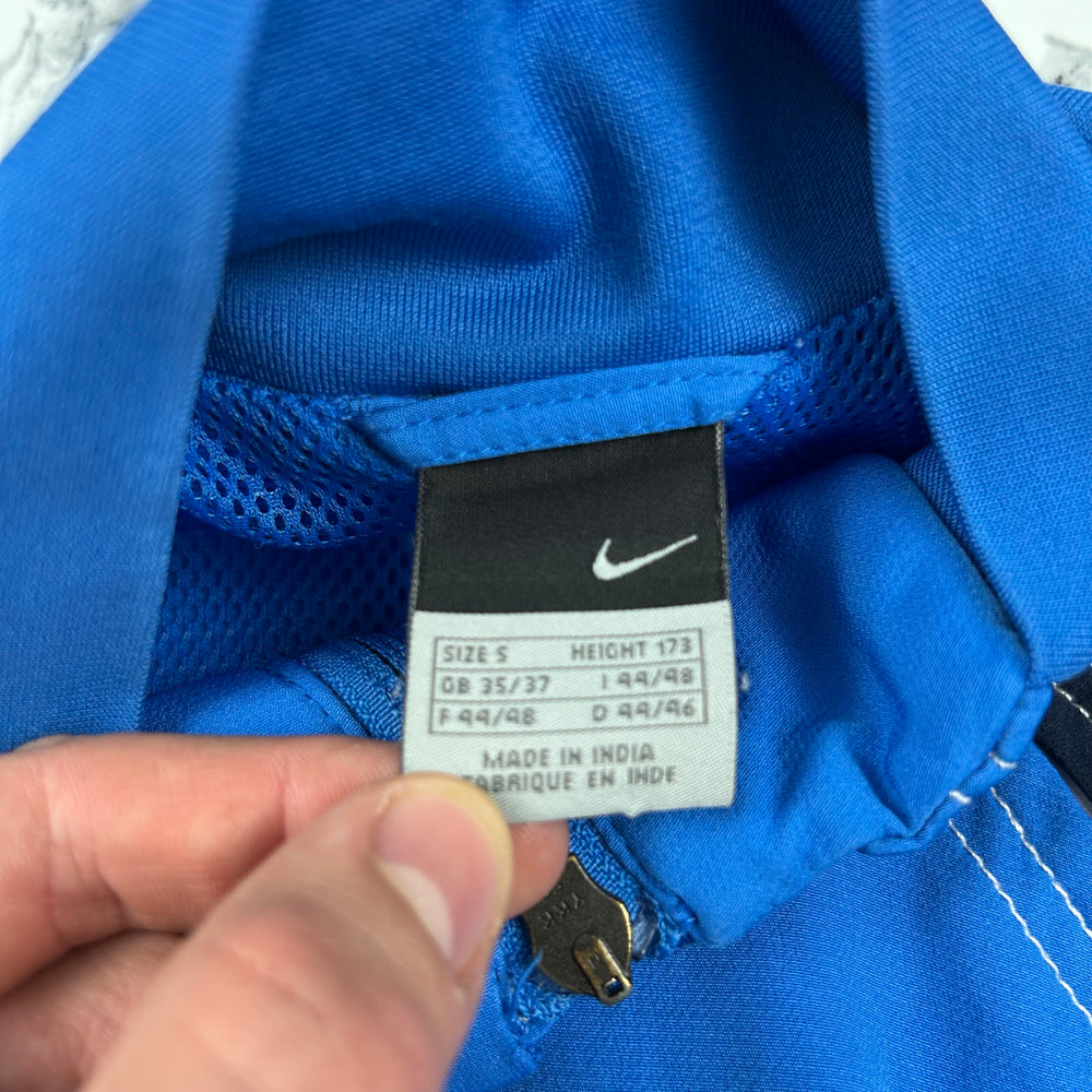 (S) Vintage Nike Windbreaker TwoTone Trackjacket Blau Dunkelblau