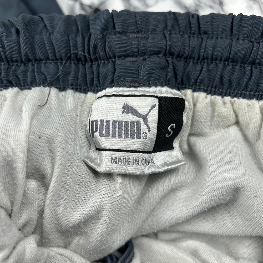 (S) Vintage Puma Trackpants Trainingshose 90s Grau