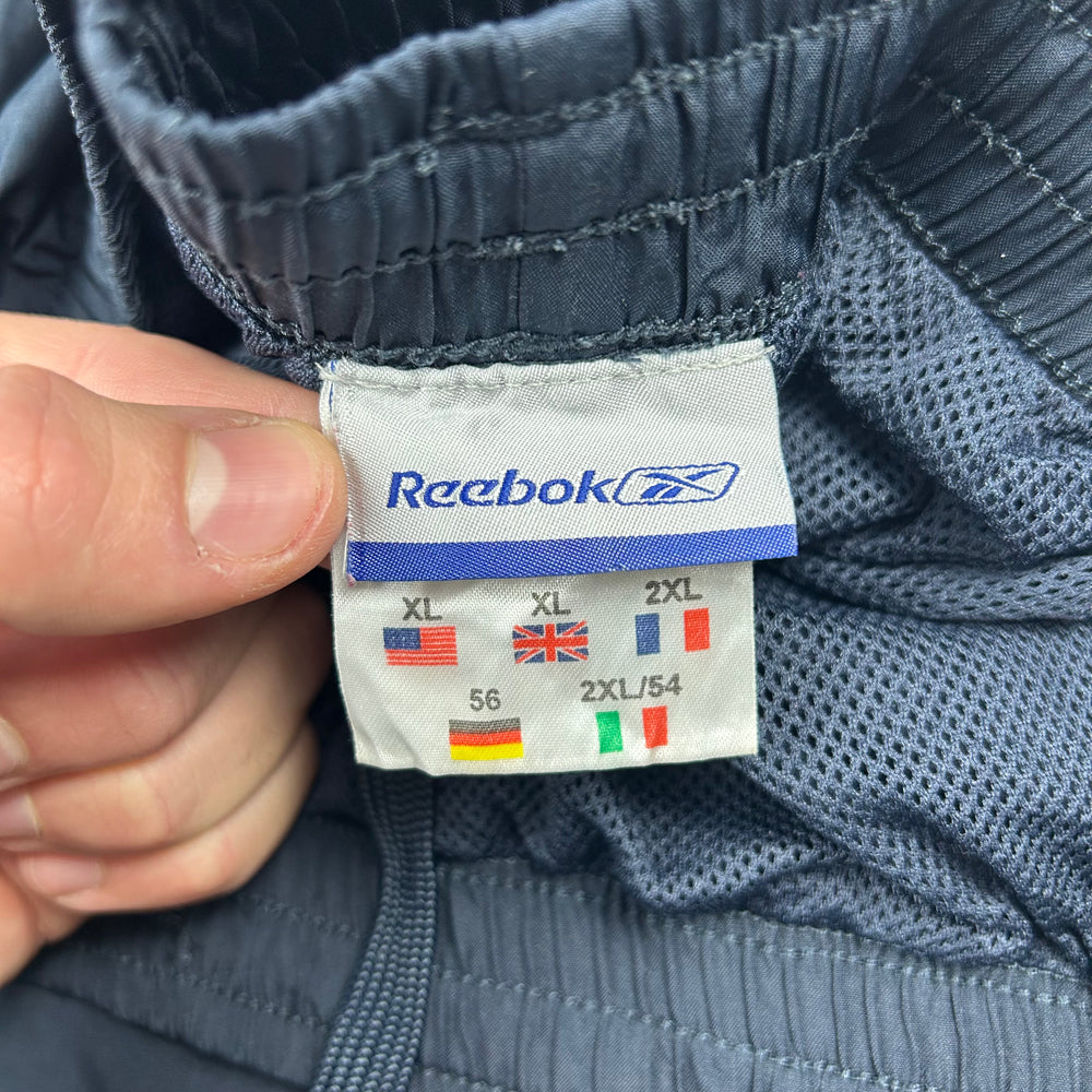 (XL) Vintage Reebok Trackpants Trainingshose Dunkelblau