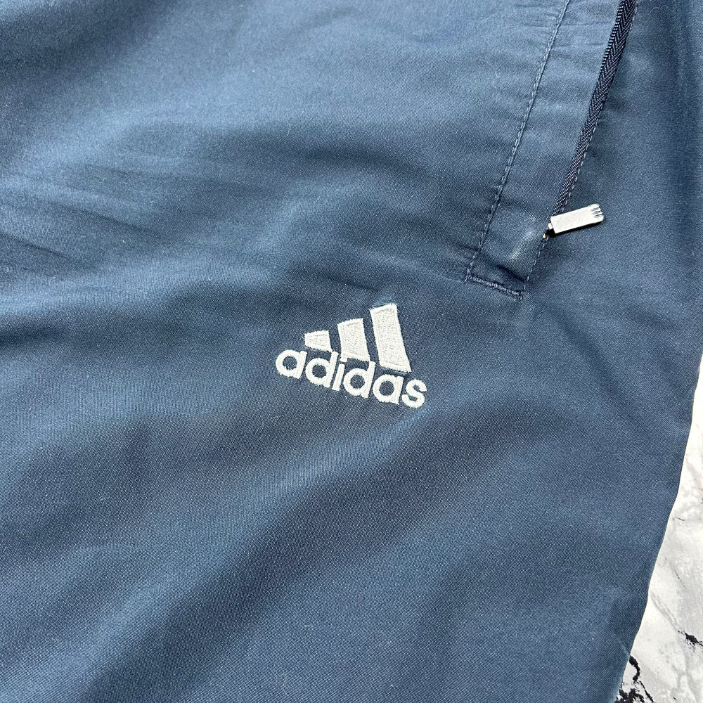 (XL) Vintage Adidas Trackpants Trainingshose Dunkelblau