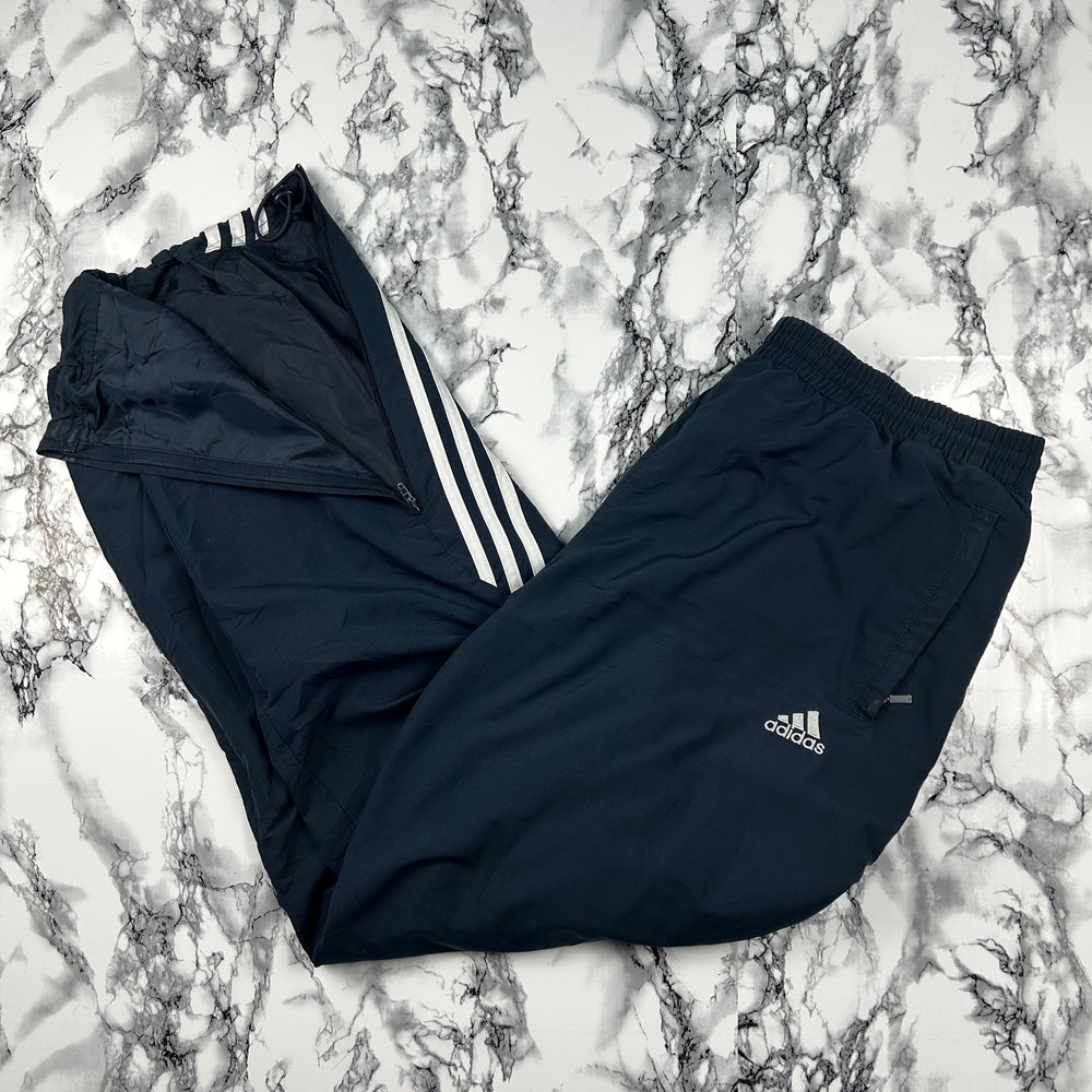 (XL) Vintage Adidas Trackpants Trainingshose Dunkelblau