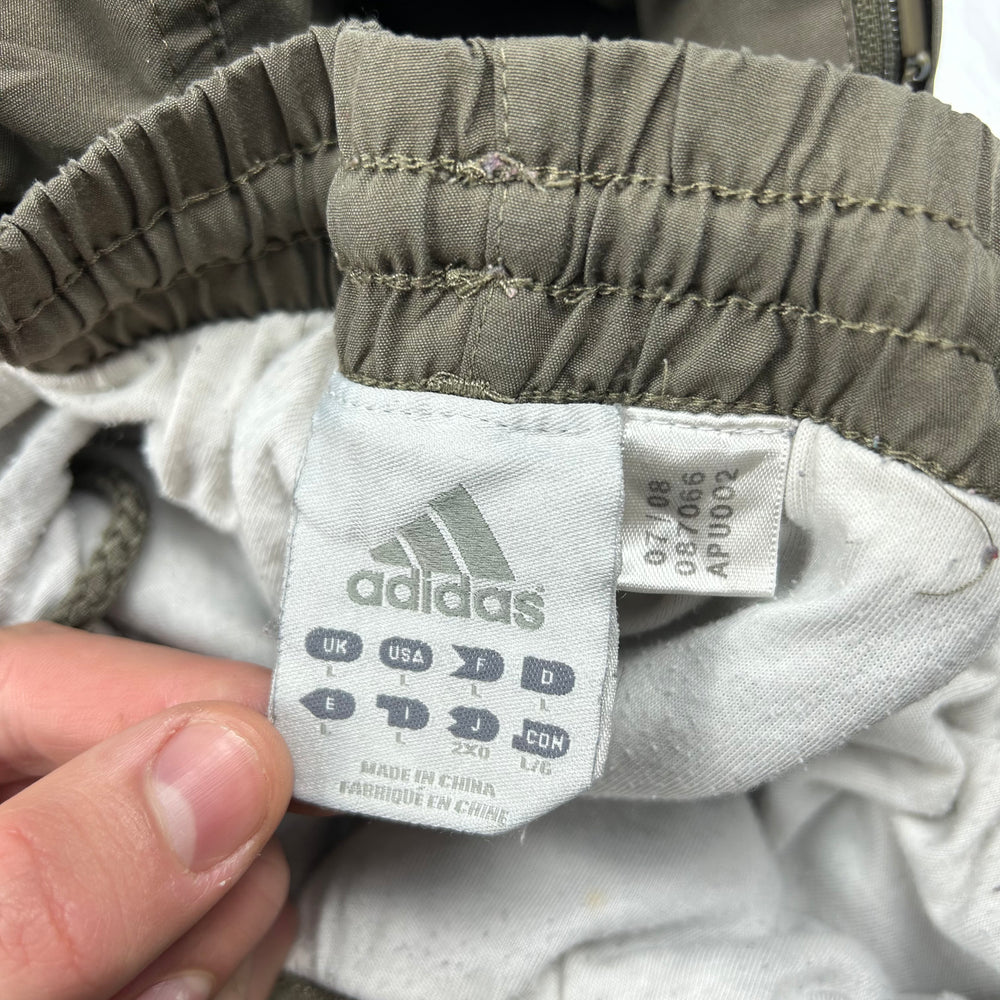 (M) Vintage Adidas Trackpants Trainingshose Beige 90s