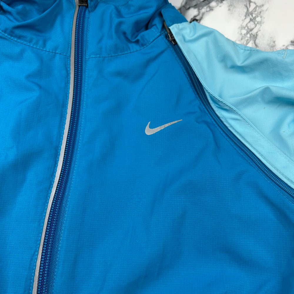 (S) Vintage Nike Damen Stormfit Windbreaker Hellblau