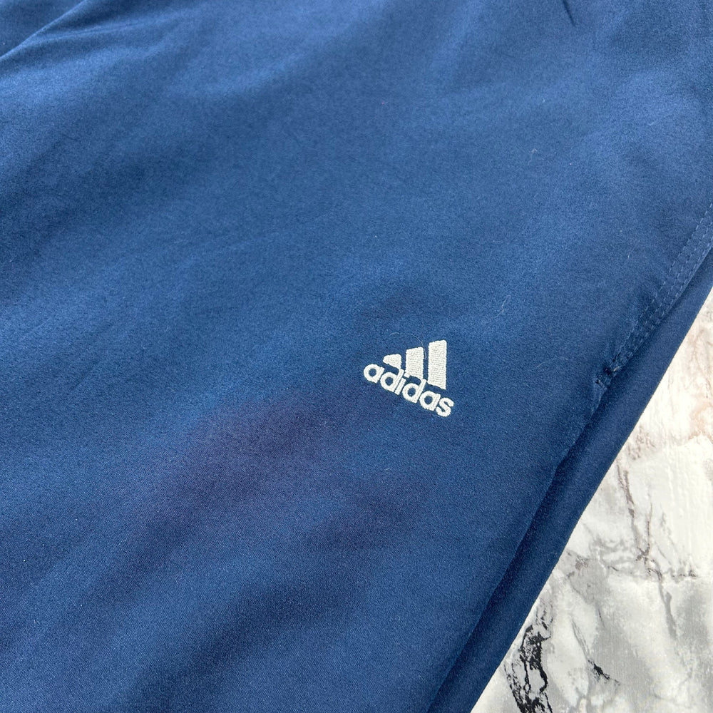 (L) Vintage Adidas Trackpants Trainingshose Dunkelblau