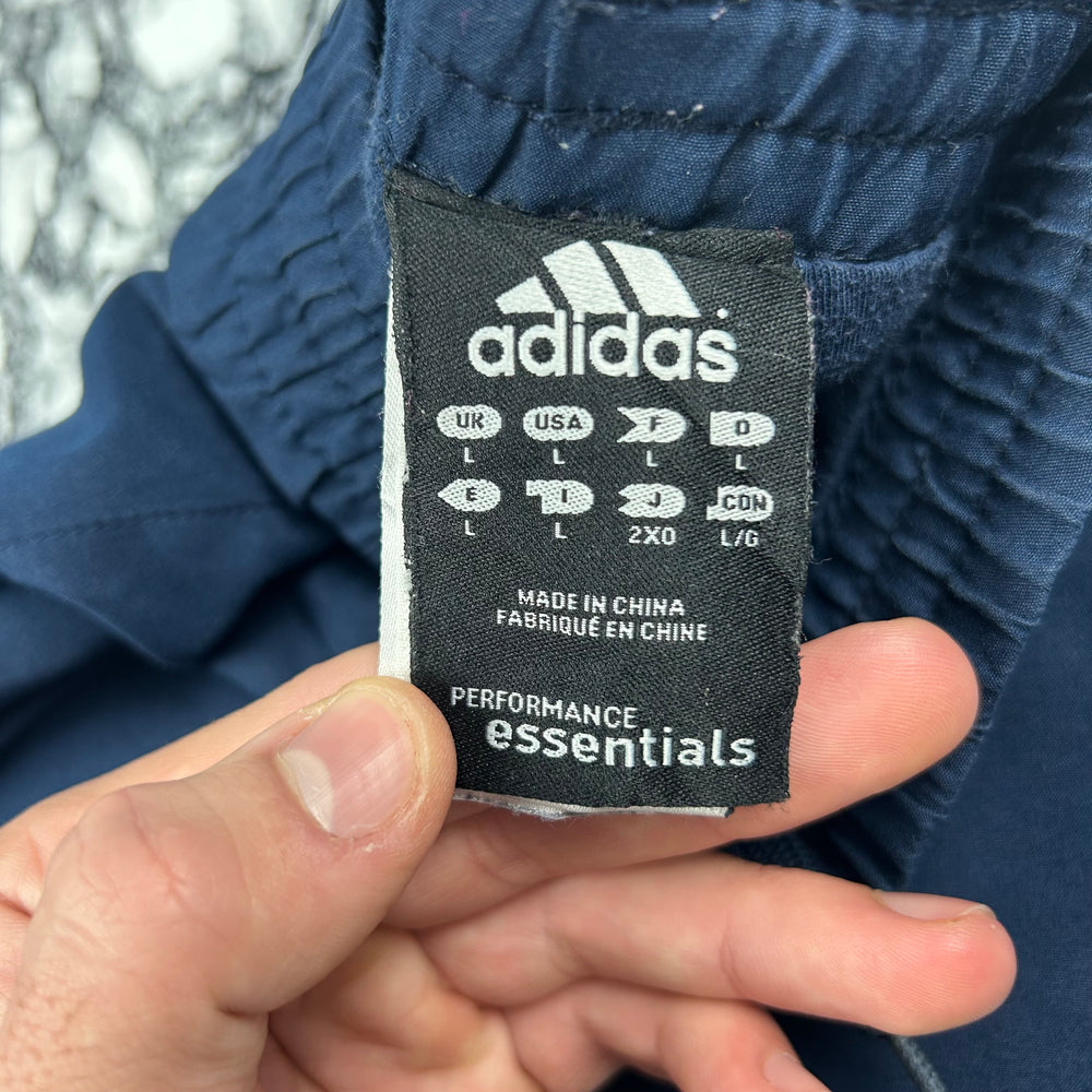 (L) Vintage Adidas Trackpants Trainingshose Dunkelblau