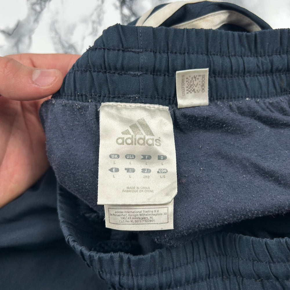 (L) Vintage Adidas Trackpants Trainingshose Blau