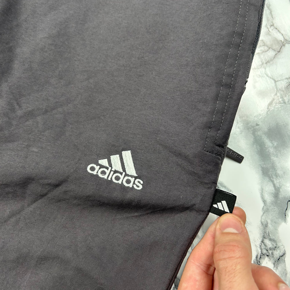 (M) Vintage Adidas Trackpants Trainingshose Grau