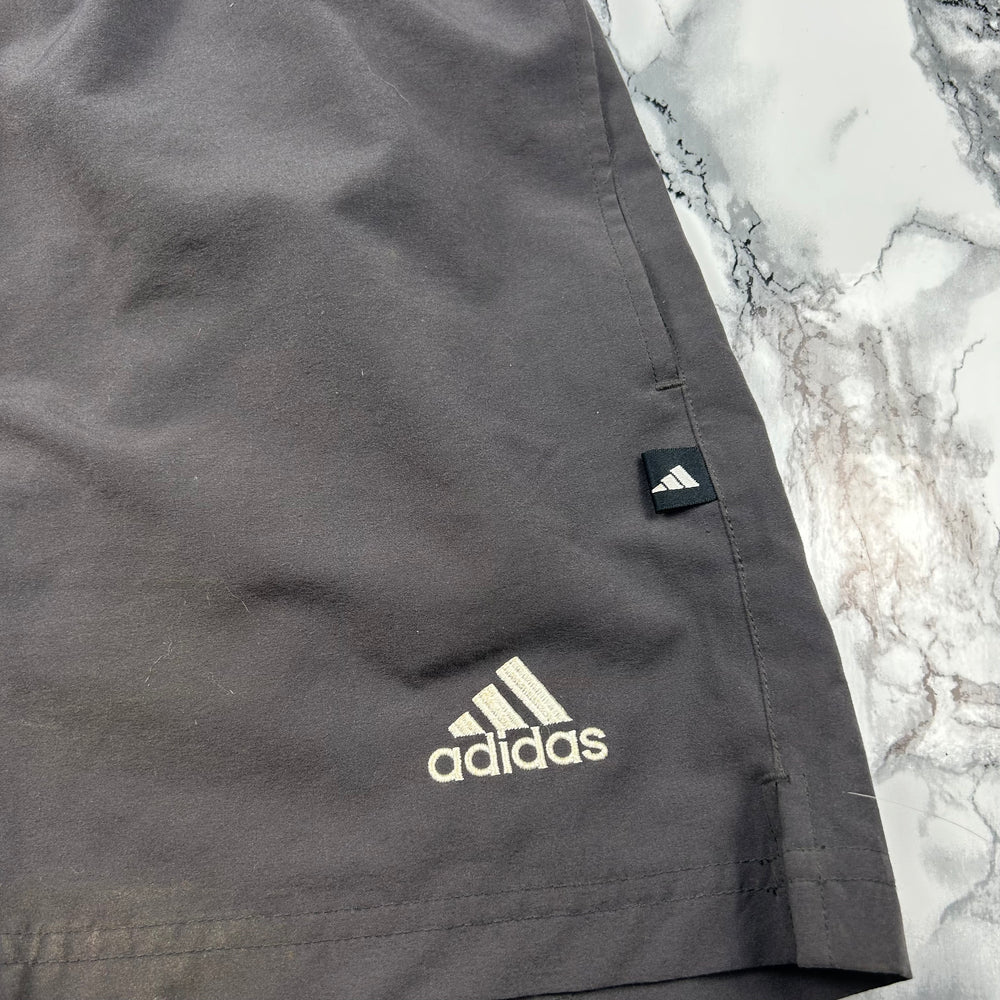 (S) Vintage Adidas Shorts Trackshorts Grau