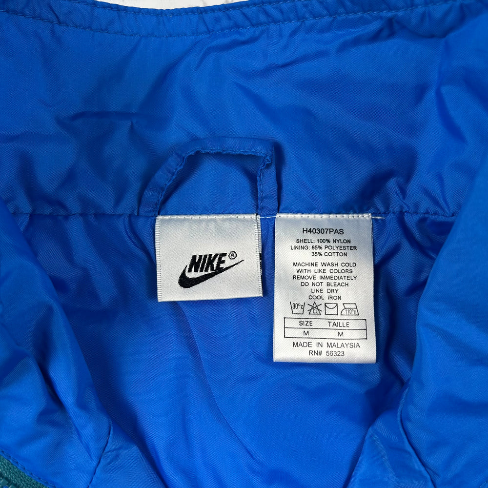 (M) Vintage Nike Tracksuit Trainingsanzug 90s Retro Blau Nylon