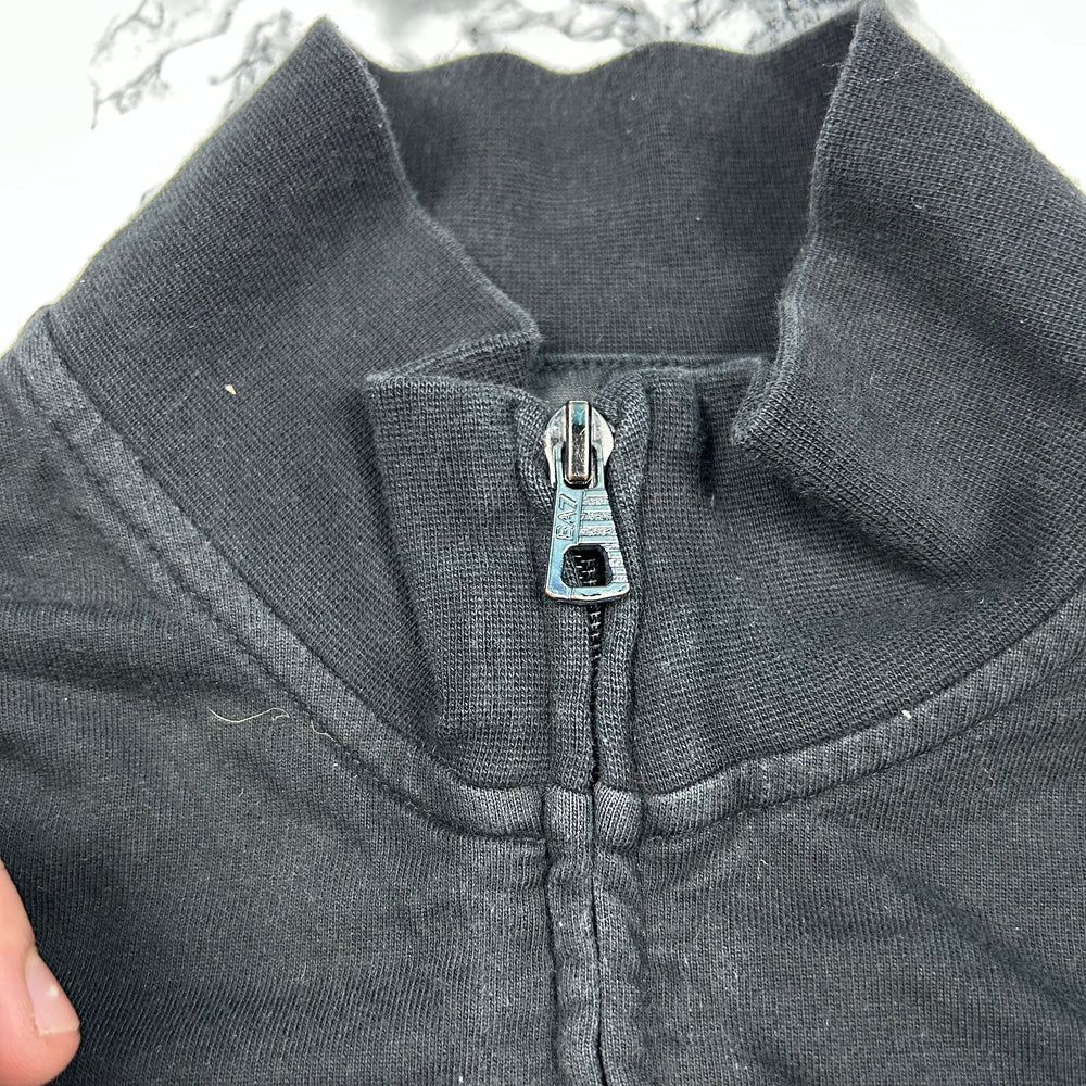 (S) Vintage Emporio Armani Jacke Baumwolle Schwarz