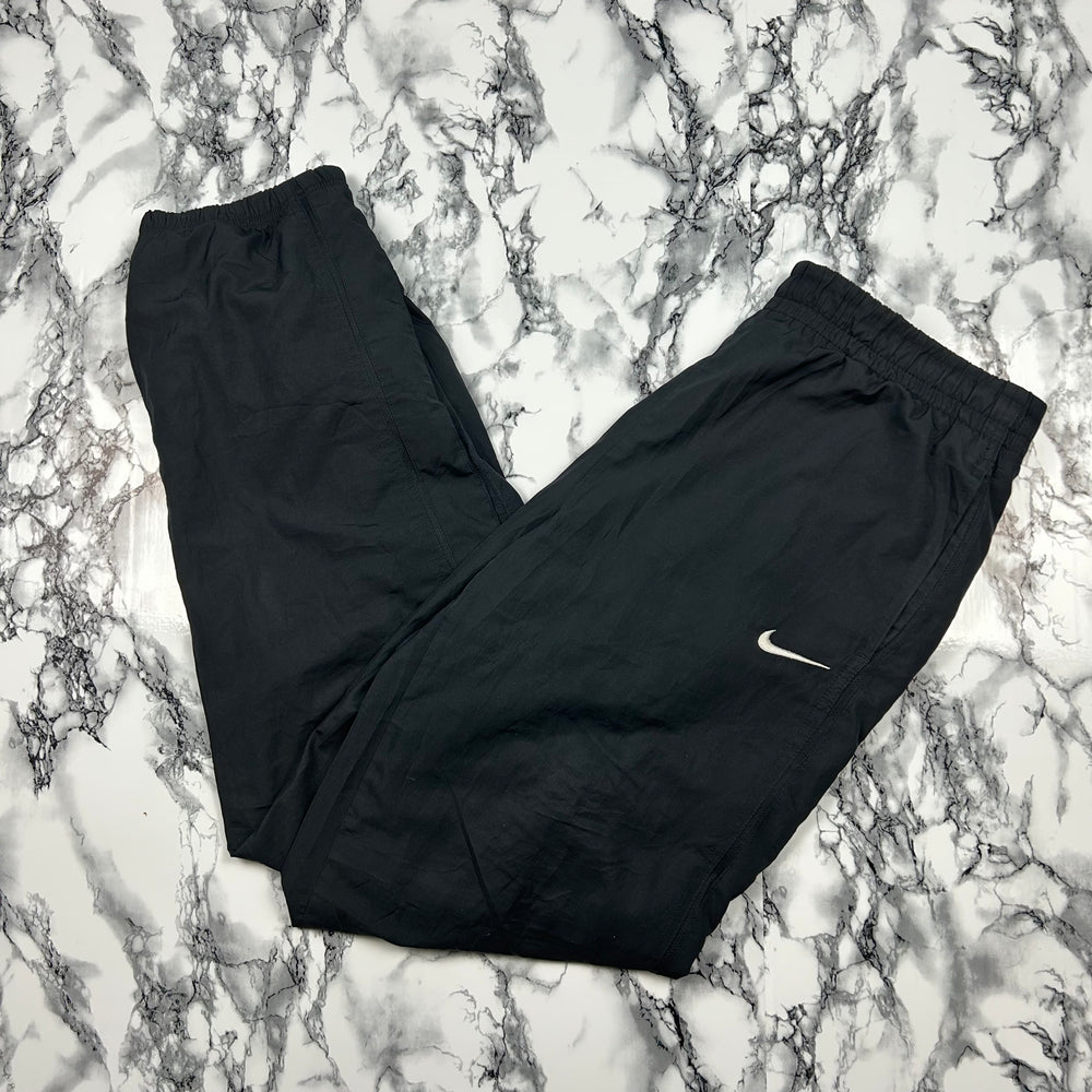 (M) Vintage Nike Trackpants Trainingshose Schwarz Nylon