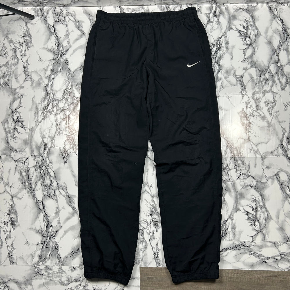 (M) Vintage Nike Trackpants Trainingshose Schwarz Nylon