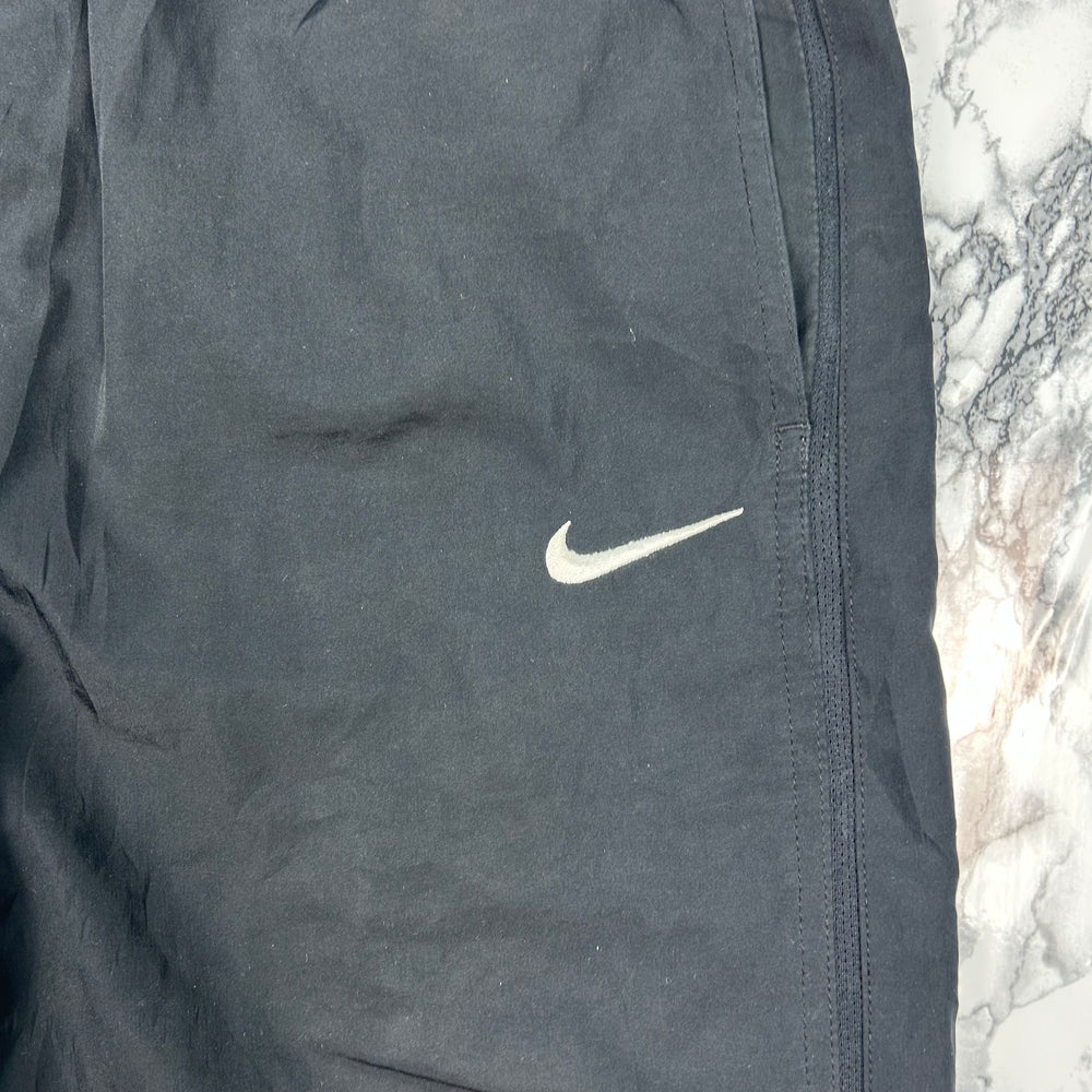 (M) Vintage Nike Trackpants Trainingshose Schwarz Nylon