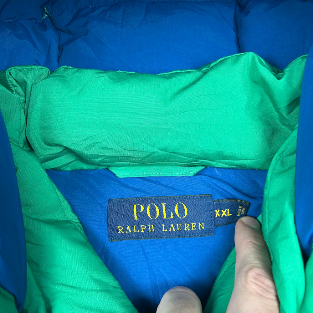 (XXL) Vintage Polo Ralph Lauren Daunenweste Grün